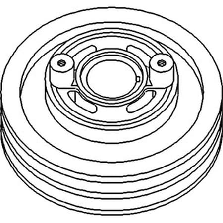 Aftermarket Fits John Deere Tractor Crankshaft Dampener Pulley 4000 4020 AR58176